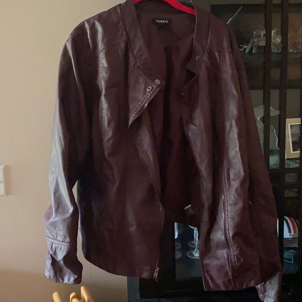 Torrid Faux Leather Jacket (Worn Once)